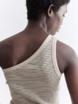 H&M Ribbed One Shoulder Top
