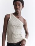 H&M Ribbed One Shoulder Top