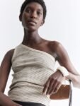 H&M Ribbed One Shoulder Top