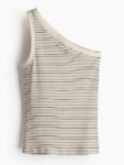 H&M Ribbed One Shoulder Top
