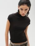 H&M Ribbed Turtleneck Tops