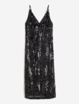 H&M Sequined Slip Dress