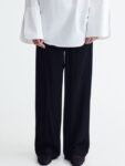 H&M Tailored Turn-Up Trousers