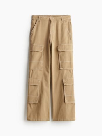 H&M Wide Cargo Trousers