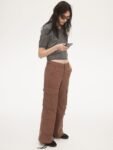 H&M Wide Cargo Trousers