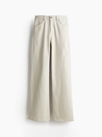 H&M Wide Twill Trousers