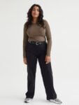 H&M Woman Ribbed modal-blend top