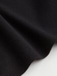 H&M Women Black Cropped Vest Top