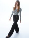 H&M Women Button-Front Trousers