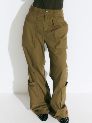 H&M Women Cotton Cargo Trousers