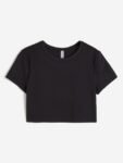 H&M Women Cropped Jersey Top