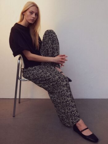 H&M Women Cropped Pull-On Trousers