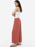 H&M Women Cropped Pull-On Trousers