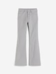 H&M Women Flared Mid-Rise Bootcut Trousers