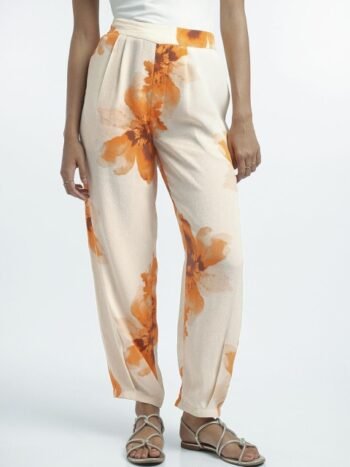 H&M Women Floral Printed Trouser