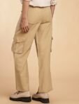 H&M Women Linen Blend Cargo Trousers