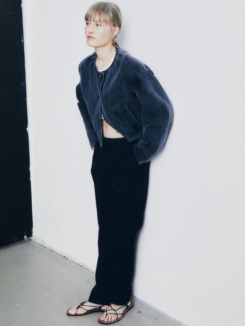 H&M Women Linen-Blend Joggers