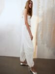 H&M Women Linen-Blend Parachute Trousers