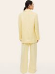 H&M Women Linen-Blend Tailored Trousers