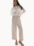 H&M Women Linen Blend Trousers