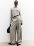 H&M Women Loose Fit Wide Trousers