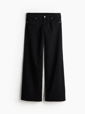 H&M Women Low-Waisted Twill Trousers