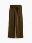 H&M Women Mid-Rise Loose Fit Wide Pull-On Trousers