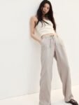 H&M Women Mid-Rise Straight Trousers