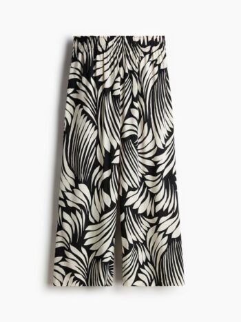 H&M Women Printed Wide Trousers