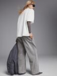 H&M Women Pure Cotton Wide Denim Joggers