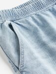 H&M Women Pure Cotton Wide Denim Joggers