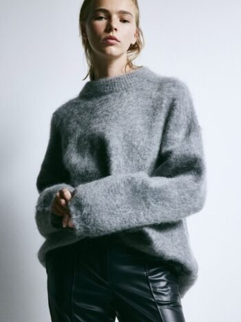 H&M Women Slim Coated Trousers