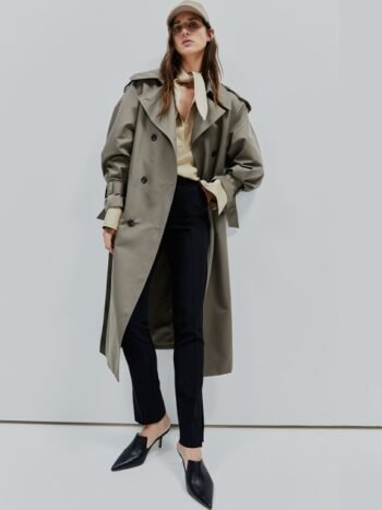 H&M Women Slit-Hem Trousers