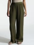 H&M Women Solid Straight Fit Trouser