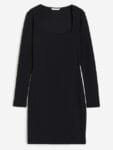 H&M Women Square-Neck Bodycon Dress