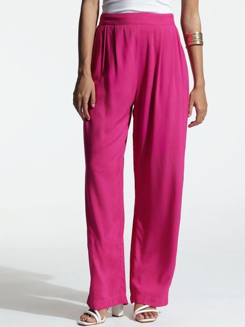 H&M Women Straight Fit Elasticated Trouser