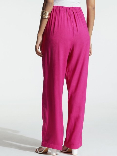 H&M Women Straight Fit Elasticated Trouser