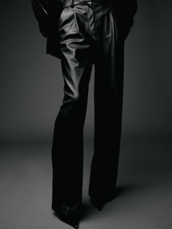 H&M Women Wide Coated Trousers