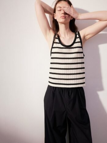 H&M Women Wide Cotton Trousers