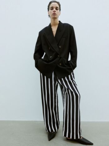 H&M Women Wide Pull-On Trousers
