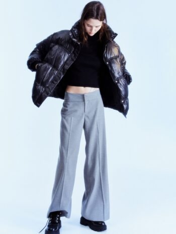 H&M Women Wide Tailored Trousers