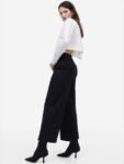 H&M Women Wide Tailored Trousers