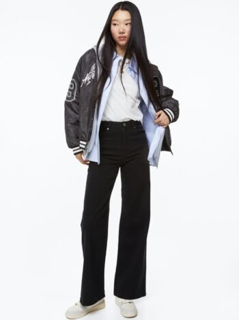 H&M Women Wide Twill Trousers