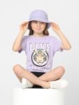 KIDS ONLY Girls Animal Printed Cotton T-shirt
