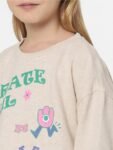 KIDS ONLY Girls Beige Printed Sweatshirt