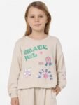 KIDS ONLY Girls Beige Printed Sweatshirt