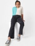 KIDS ONLY Girls Black Wide Leg Jeans