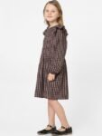 KIDS ONLY Girls Checked Cotton A-Line Dress