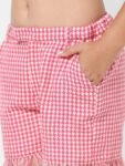 KIDS ONLY Girls Checked Cotton Regular Fit Shorts
