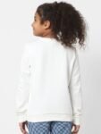 KIDS ONLY Girls Cotton Pull Over Printed Typography Sweatshirt
